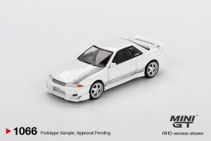MINI GT NISSAN SKYLINE GTR R32 VEILSIDE COMBAT CI WHITE