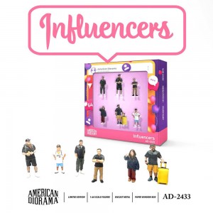 INFLUENCERS FIGURE SET FOR DIECAST SCALE MODEL CAR