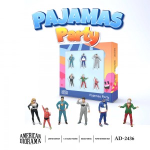 PAJAMAS PARTY FIGURE SET 
