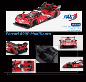 PREORDER FERRARI 499P MODIFICATA ROSSO CORSA 