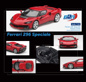 PREORDER FERRARI 296 SPECIALE ROSSO CORSA