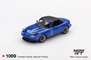 MINI GT MAZDA MIATA MX5 NA TUNED VERSION DARK BLUE