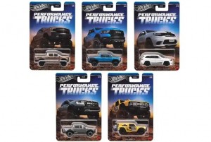 HOT WHEELS PERFORMANCE TRUCKS LINEUP 2026 SET OF 5 