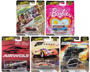 HOT WHEELS POP CULTURE SET OF 5
