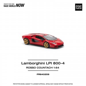 LAMBORGHINI COUNTACH LPI-800 - ROSSO    