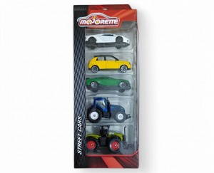 STREET CARS 5 CARS GIFT PACK WITH LAMBORGHINI