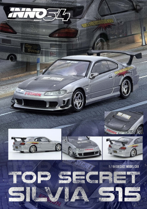 TOP SECRET SILVIA S15 SILVER