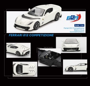 FERRARI 812 COMPETIZIONE BIANCO AVUS