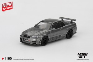 NISSAN SKYLINE GTR DARK METAL GRAY NISMO BNR34 CRS VERSION 