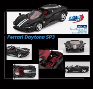 FERRARI DAYTONA SP3 MATT BLACK