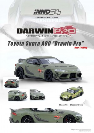 TOYOTA SUPRA A90 DARWIN PRO MATT GREEN 