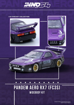 MAZDA RX7 FC3S PANDEM ROCKET BUNNY PURPLE